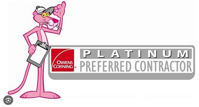 The pink panther is a preferred contractor for owens corning.