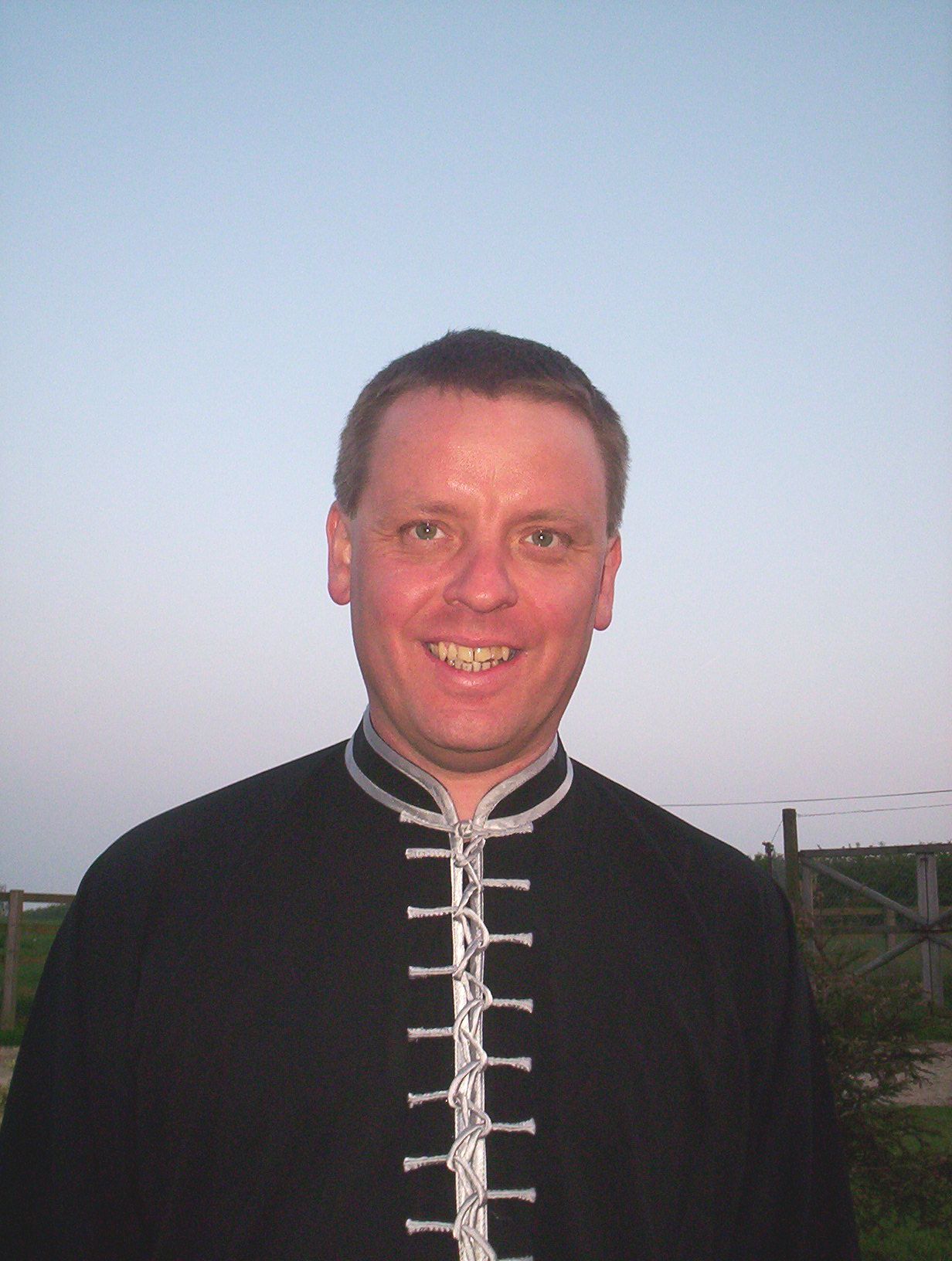 Ray Pawlett, owner and founder of Ki-Ways Tai Chi and Shiatsu Treatment Centre, practising Qigong style tai chi