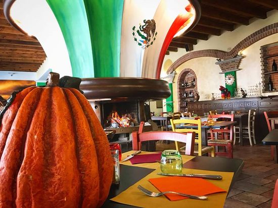 Caratteristica ambientazione messicana del ristorante