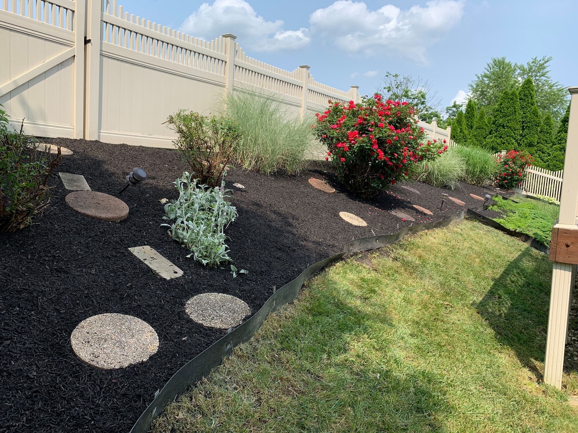 Garden With Mulch