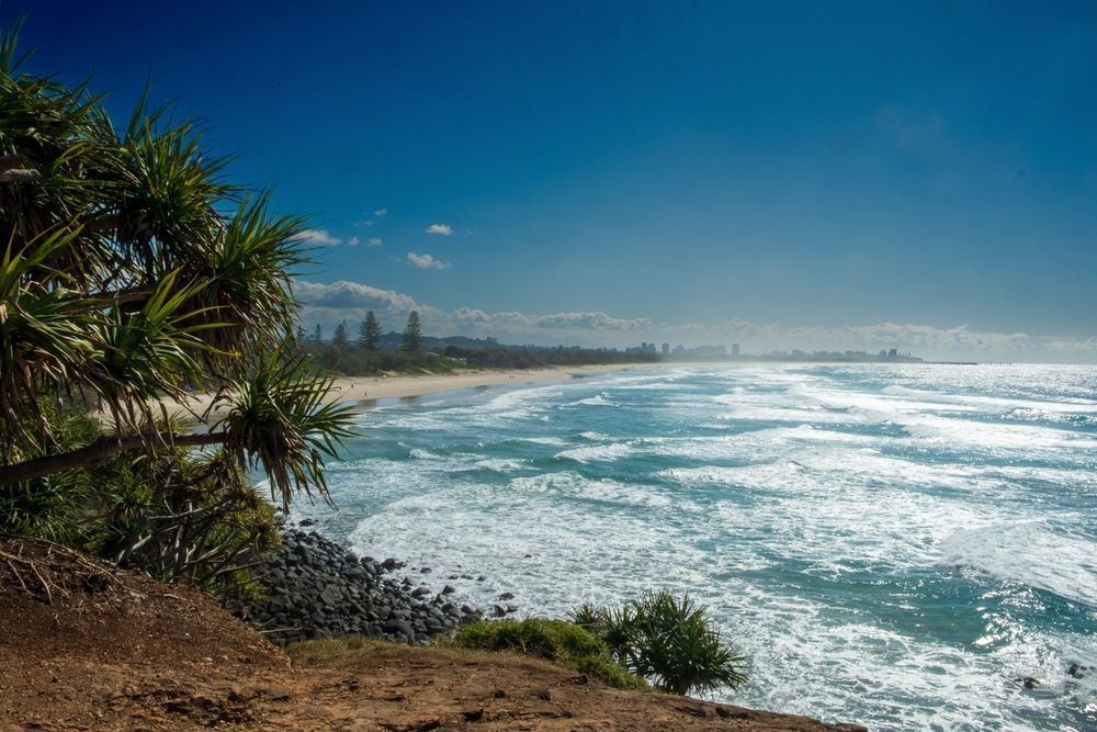 A View of the Ocean From a Cliff on a Sunny Day — Top Shelf Glass Pool Fencing & Balustrading in Tweed Heads, QLD