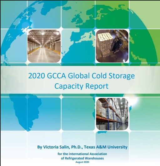 De cover van het GCC Global Cold Storage Capacity Report 2020