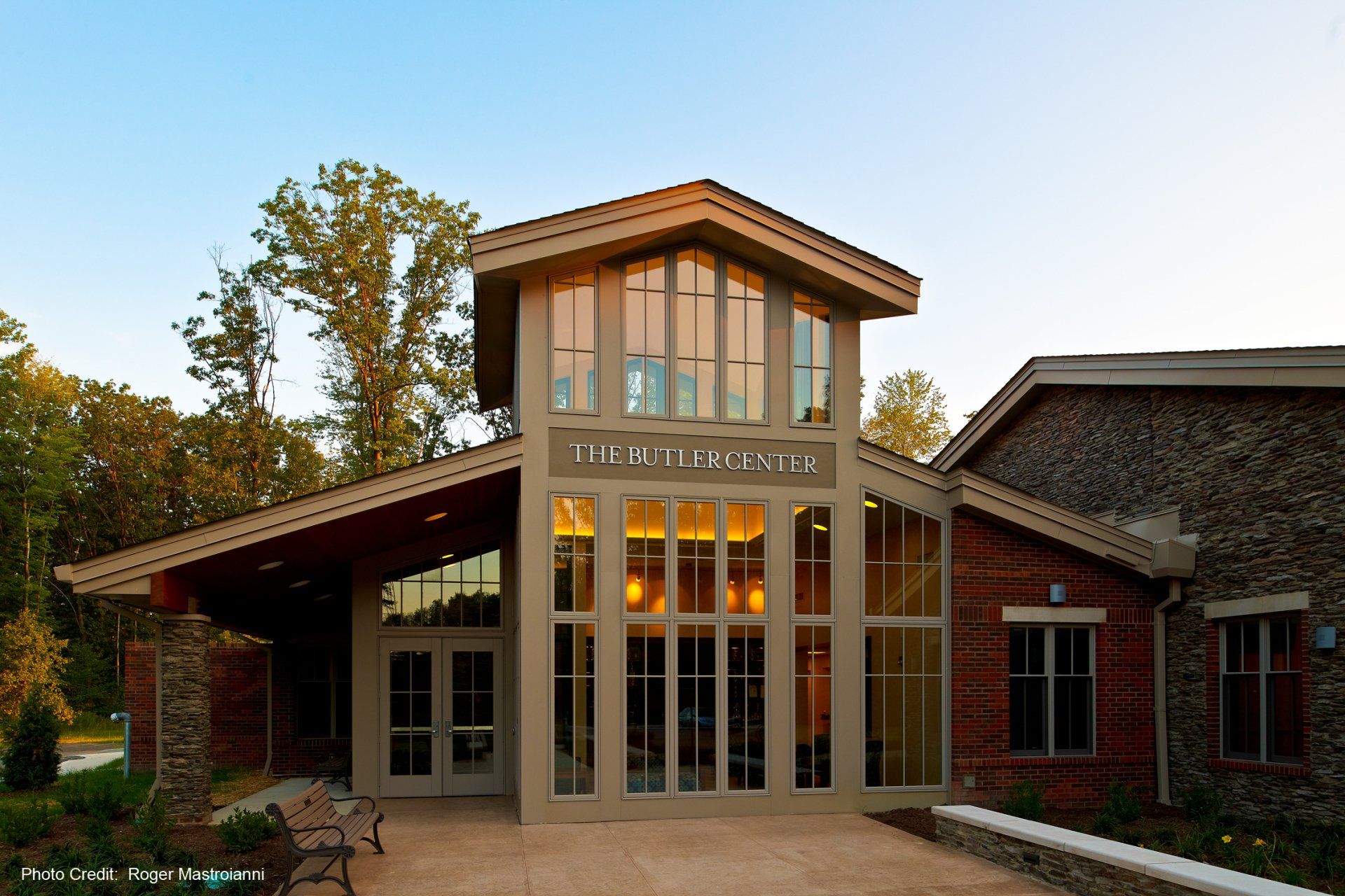 A large building with a lot of windows and a sign that says ' northern ' on it