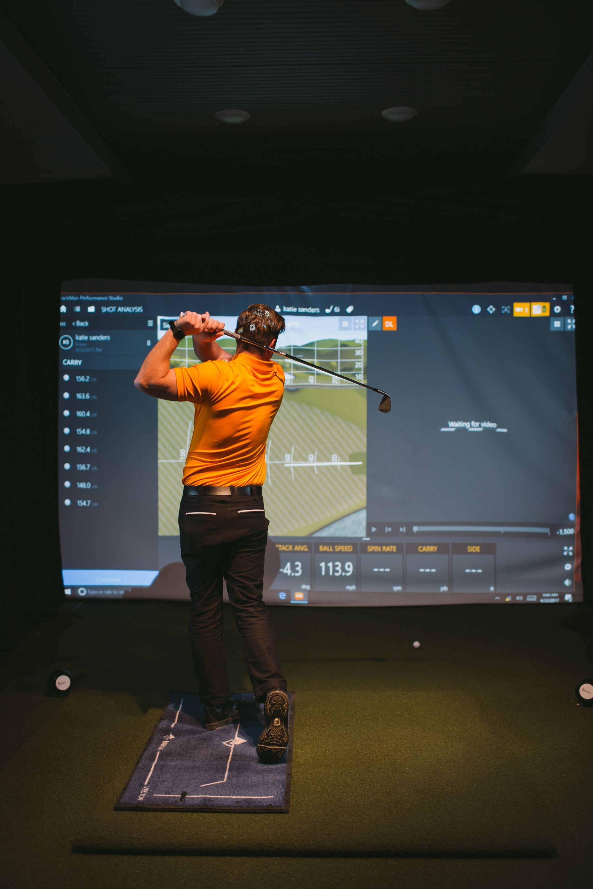 troy using the trackman