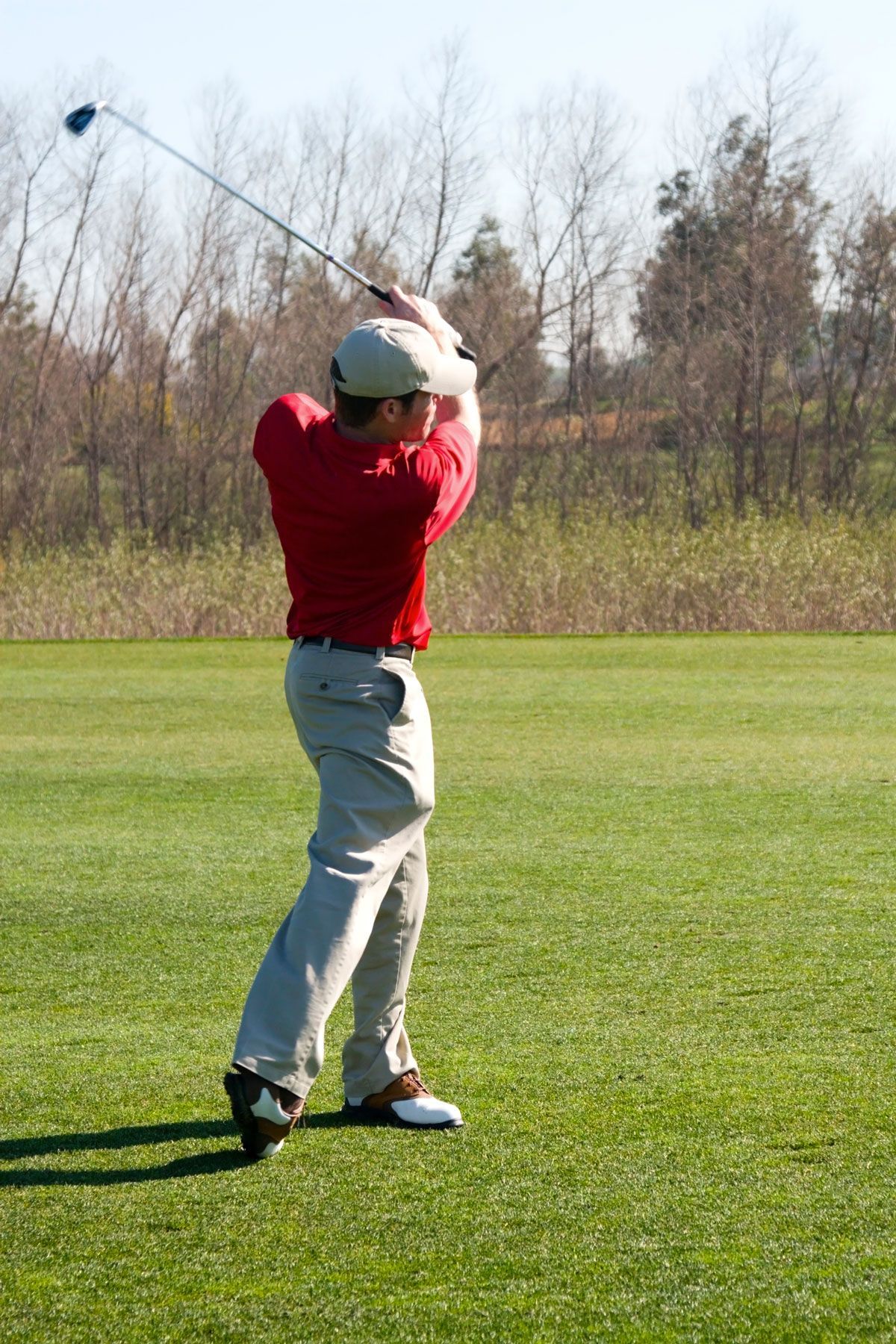 Golfer swing posture