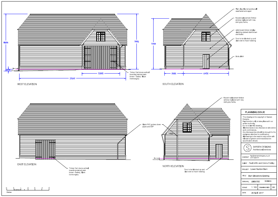 drawing of the houses