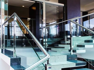 Glass Railings — Office With A Glass Railing in Carson City, NV