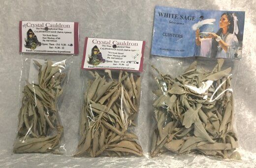 Three Packages of White Sage Bundles — Crystal Cauldron In South Mackay, QLD