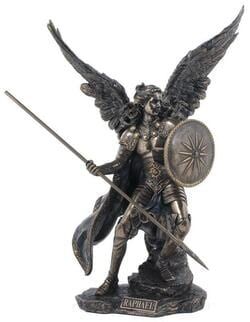 Bronze Statue of Archangel Raphael — Crystal Cauldron In South Mackay, QLD
