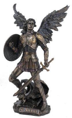 A Detailed Statue of Saint Michael — Crystal Cauldron In South Mackay, QLD