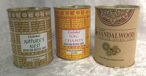 Three Cylindrical Incense Canisters — Crystal Cauldron In South Mackay, QLD