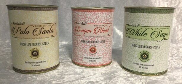 Three Tins of Goloka Incense — Crystal Cauldron In South Mackay, QLD