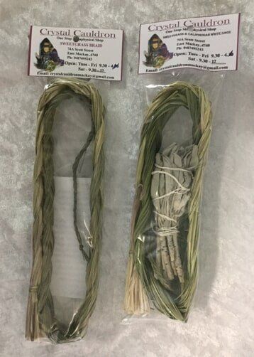 Two Bundles of Dried Herbs — Crystal Cauldron In South Mackay, QLD