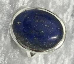 A Close-Up of A Lapis Lazuli Stone Ring — Crystal Cauldron In South Mackay, QLD