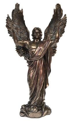 A Bronze Angel Statue with Large Intricately Detailed Wings — Crystal Cauldron In South Mackay, QLD
