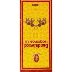 A Vibrant Yellow Packaging of Sandalwood Fragrance Oil — Crystal Cauldron In South Mackay, QLD