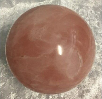 A Smooth, Shiny Rose Quartz Sphere — Crystal Cauldron In South Mackay, QLD