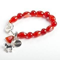 A Red  Beads Bracelet — Crystal Cauldron In South Mackay, QLD