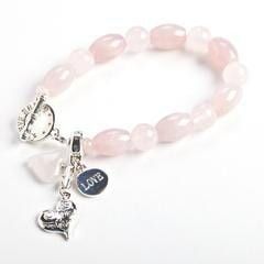 Light Pink Beads Bracelet — Crystal Cauldron In South Mackay, QLD