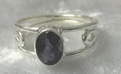 A Contemporary Ring with A Striking Purple Stone — Crystal Cauldron In South Mackay, QLD