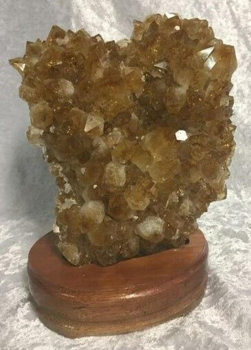 A Large Yellow Citrine Crystal — Crystal Cauldron In South Mackay, QLD