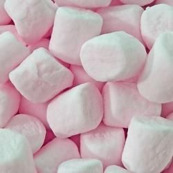 A Close-Up of Soft, Fluffy Pink Marshmallows — Crystal Cauldron In South Mackay, QLD