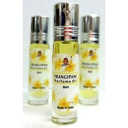 Three Bottles of Frangipani Perfume Oil — Crystal Cauldron In South Mackay, QLD