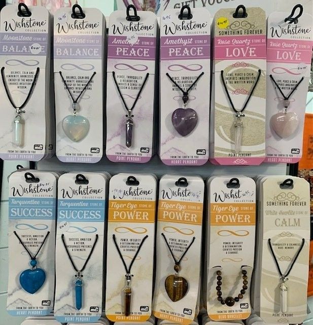 An Assortment of Necklaces in Different Colors — Crystal Cauldron In South Mackay, QLD