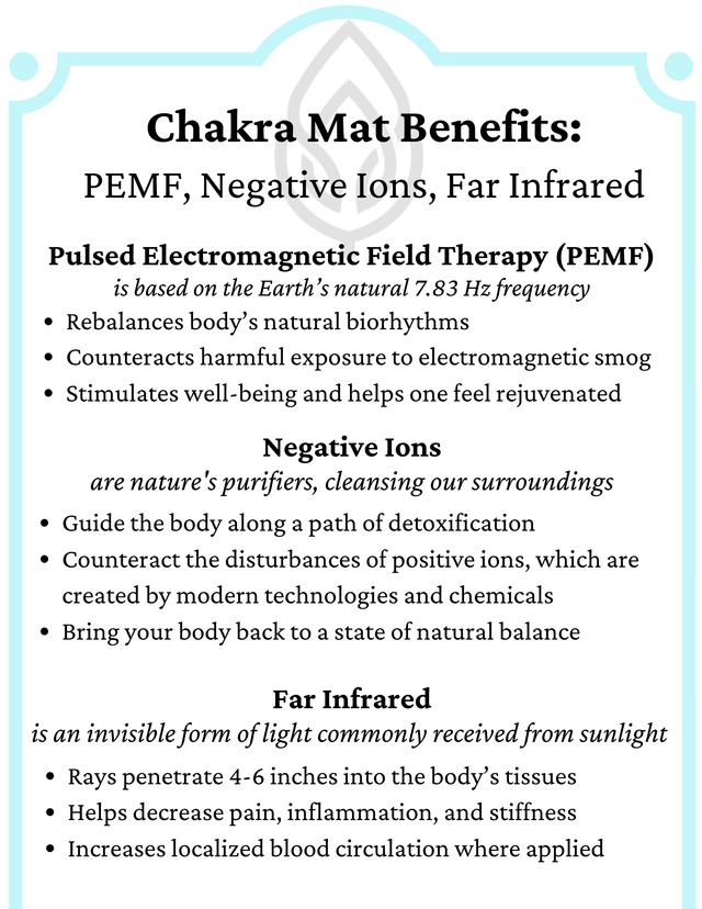 Chakra Mats  Hudson Valley Healing Center