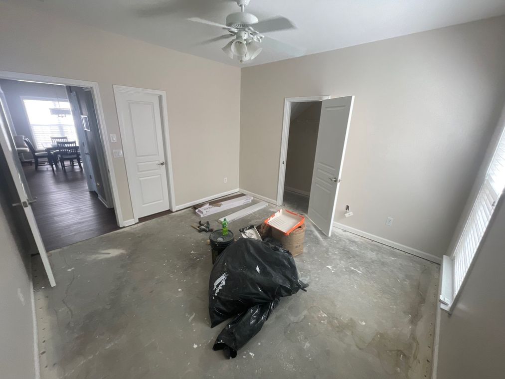 Water damage room