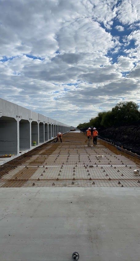 Construction Worker in Construction Site — Concreters in Inverell