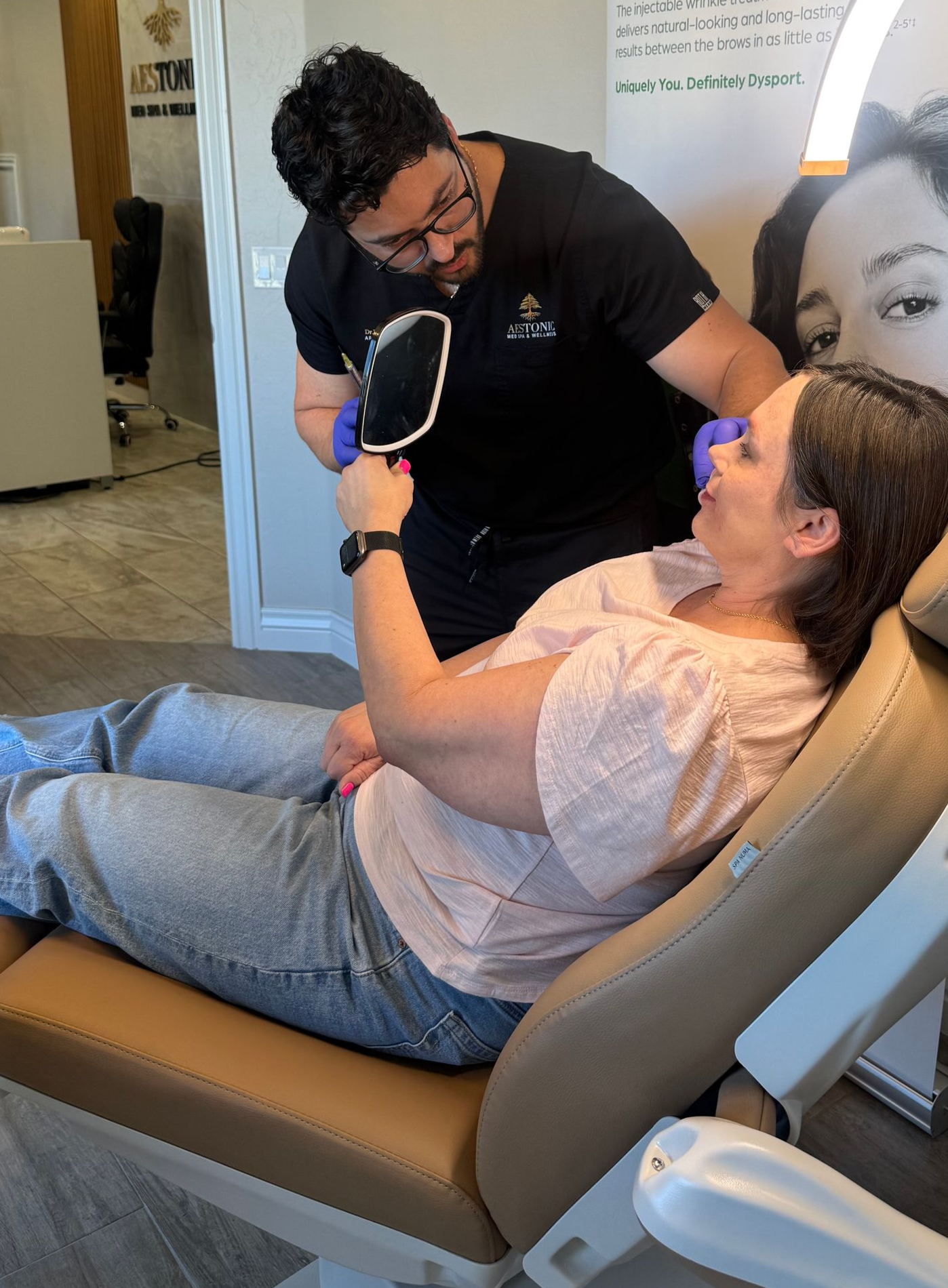 JUVÉDERM® and Restylane® dermal filler treatment at AesTonic Med Spa in Oklahoma City and Edmond