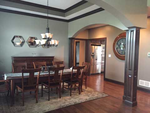 Homey Dining Room — M D Custom Builders — Orrville, OH