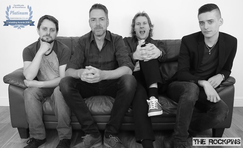 Your Surrey Live Wedding Band. Book the best with The RockPins band