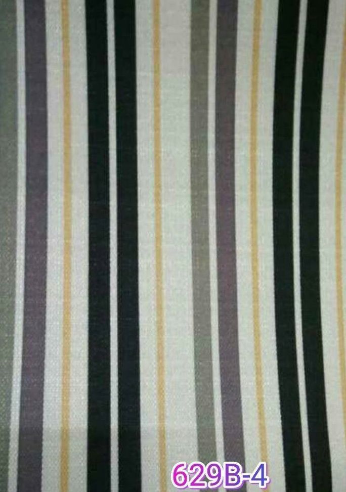 A close up of a striped fabric with the number 628b-4 on it.