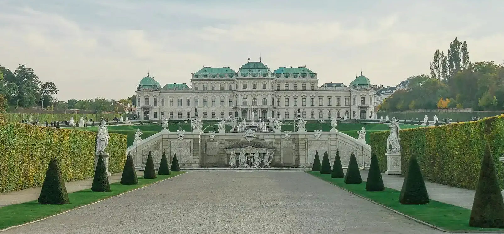 Belvedere Palace with gardens