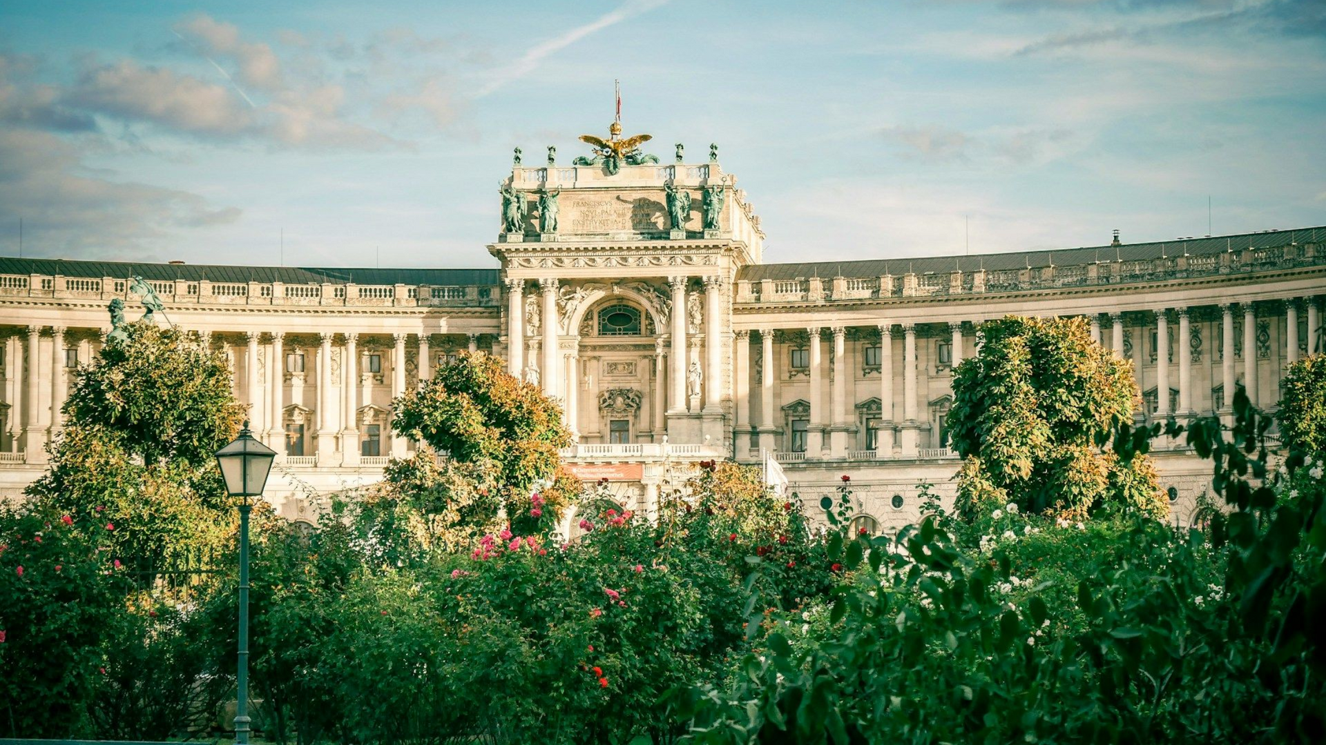 Hofburg view from Volksgarten