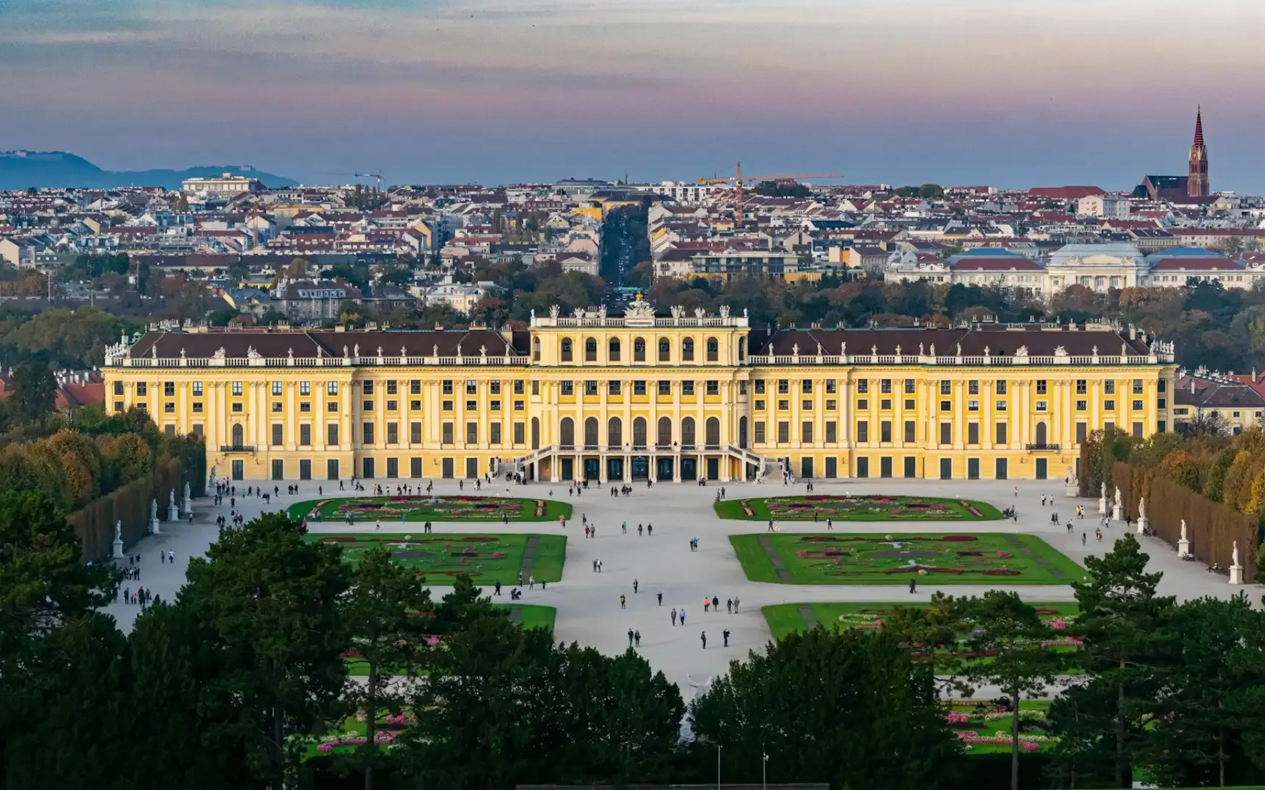 Schönbrunn Palace with gardens