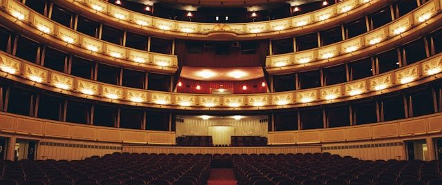 Step inside the Vienna State Opera to see its stunning interior Interior of the Vienna State Opera with ornate stage and seating