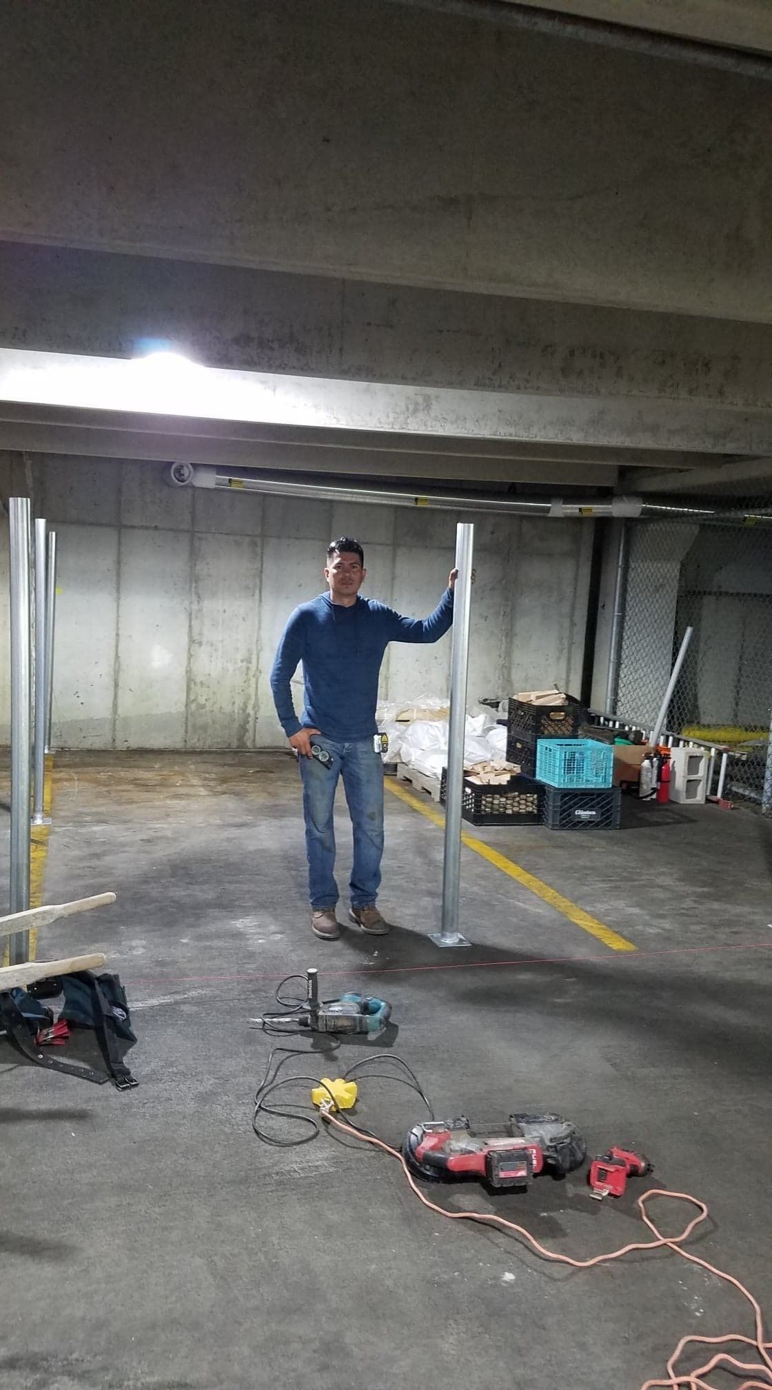 Bleachers Behind A Fence - Flemington, NJ - GT Fence LLC