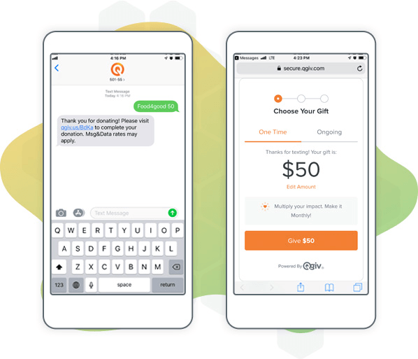 Text giving solution for nonprofits
