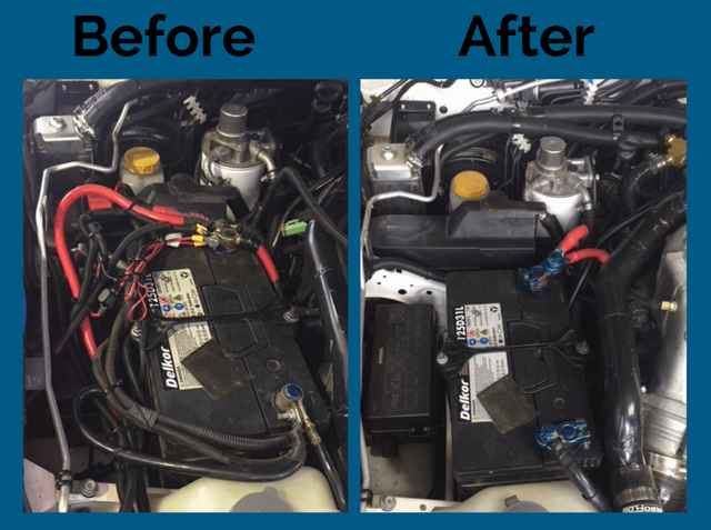 Frosty before and after - Auto Electrics in Hervey Bay in Pialba, QLD