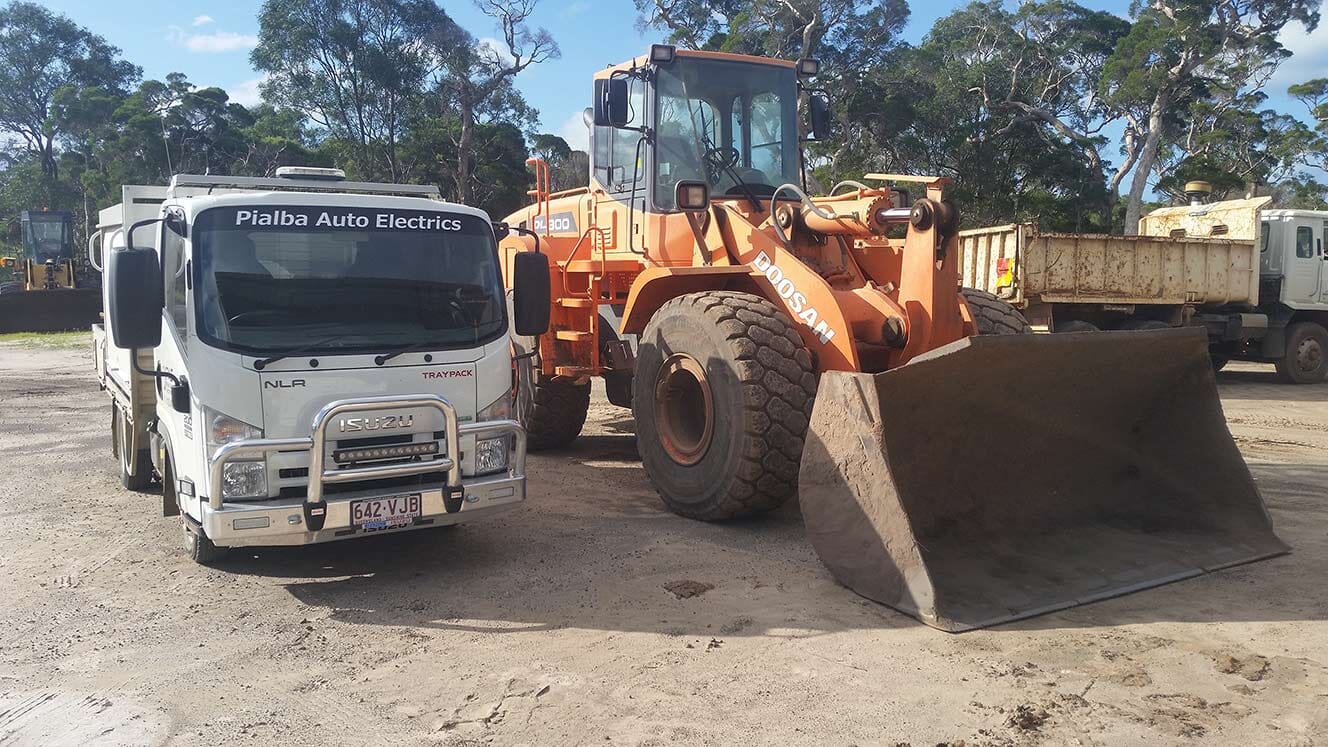 Truck and loader - Auto Electrics in Hervey Bay in Pialba, QLD