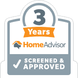 3 years HomeAdvisor Certified 