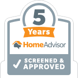 5 Years HomeAdvisor Certified 