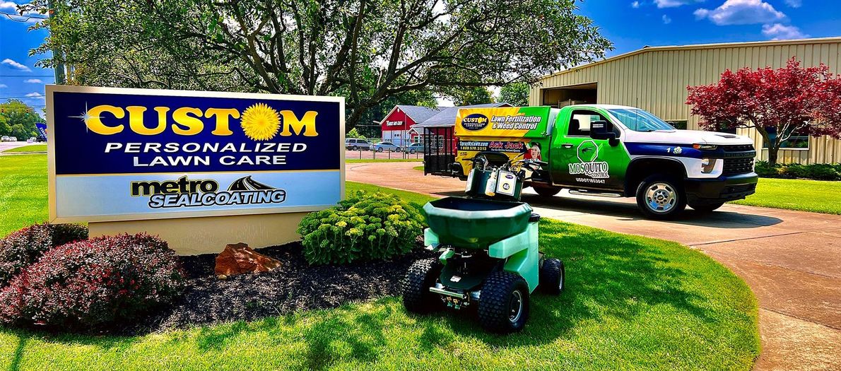 Custom Personalized Lawn Care Sign
