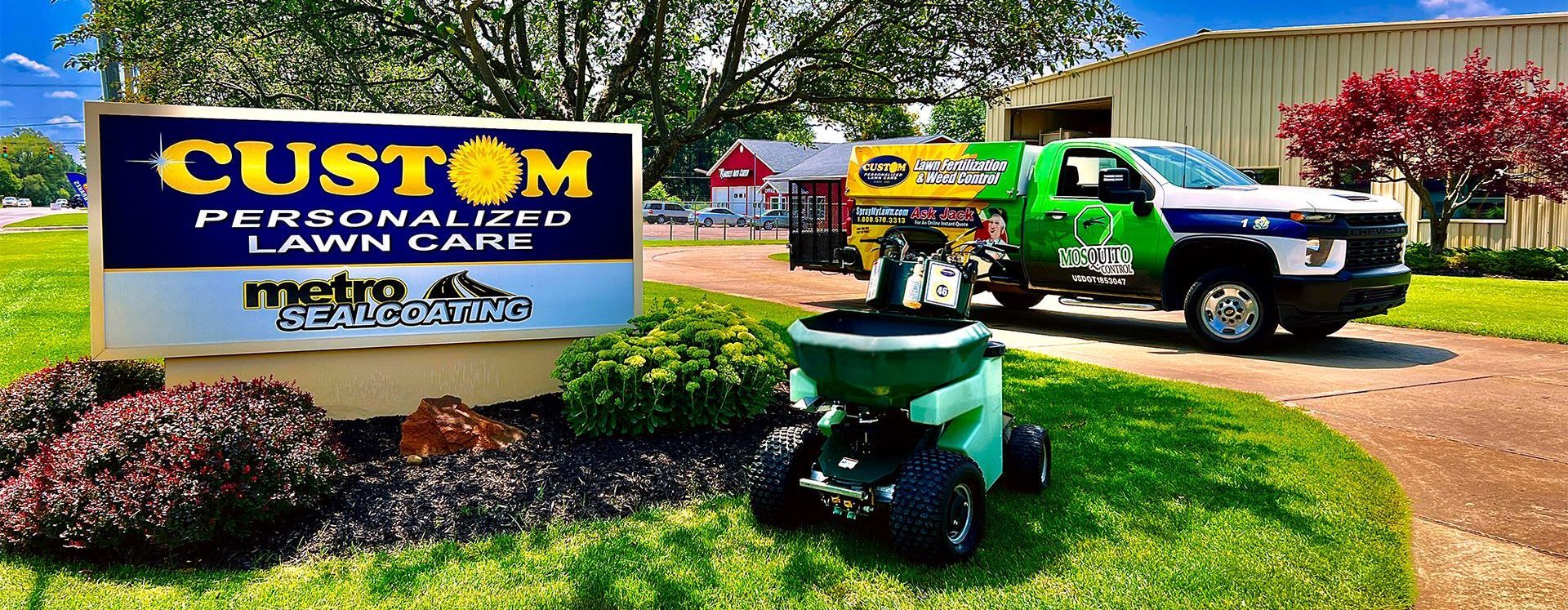 Custom Personalized Lawn Care Trucks by Sign