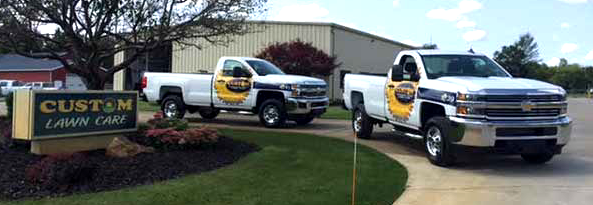 Custom Personalized Lawn Care Trucks by Sign
