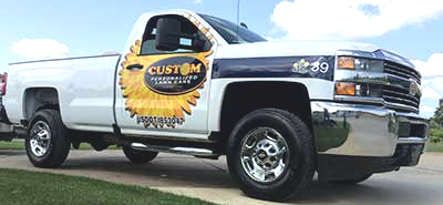 Custom Personalized Lawn Care Truck