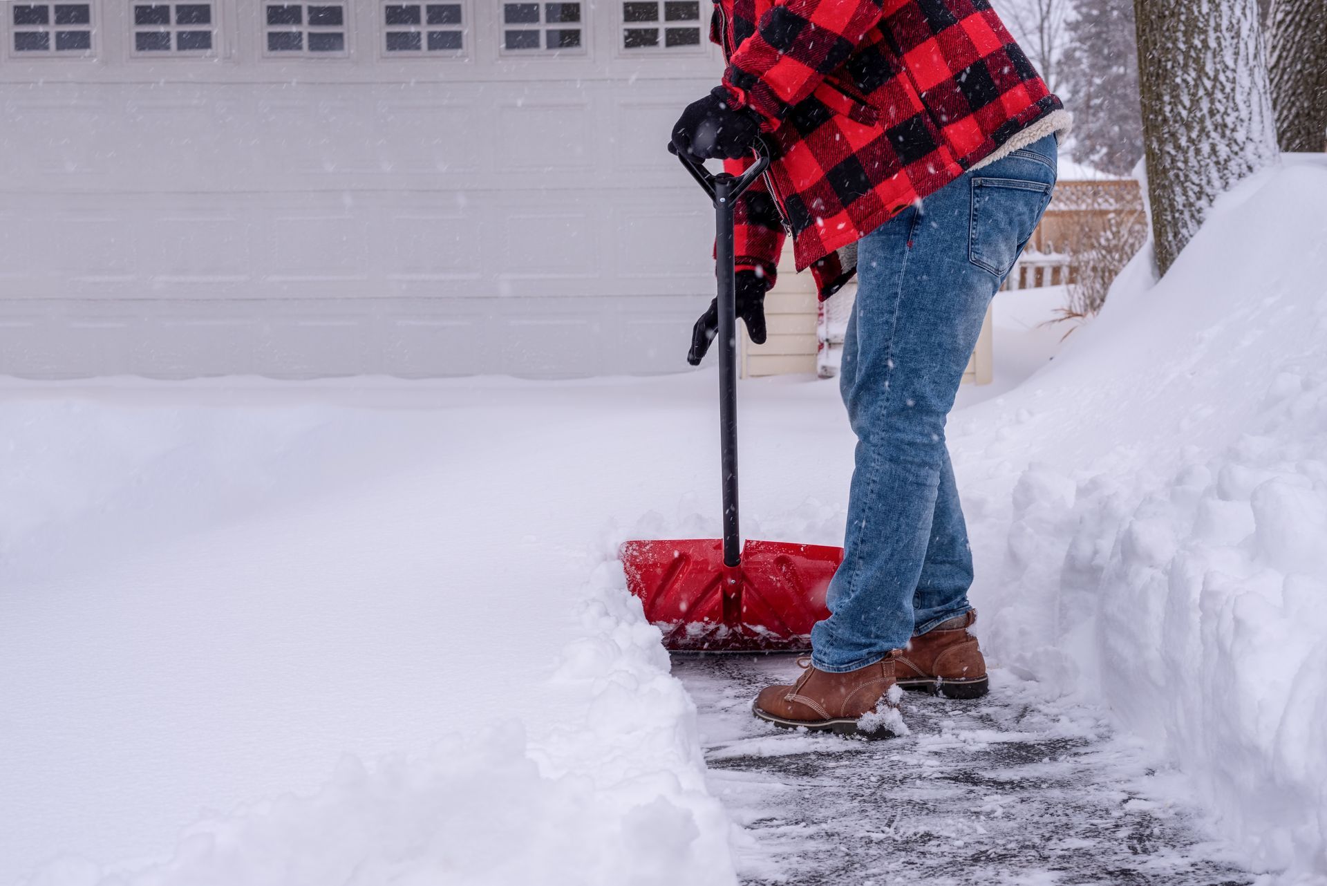 Man Shoveling snow